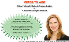 Hair Loss Treatment Savings Certificate